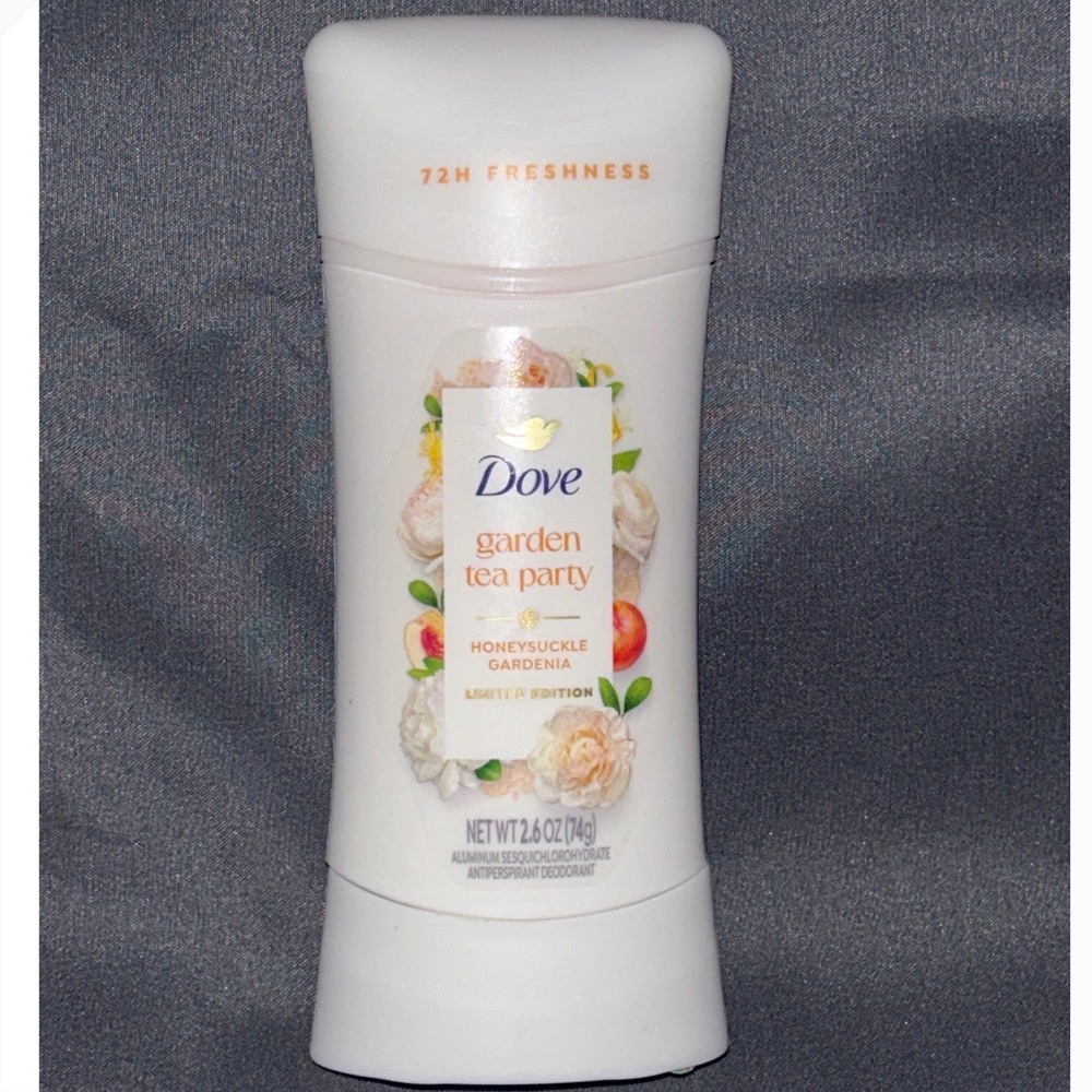Dove Garden Tea Party Honeysuckle Gardenia Antiperspirant Deodorant Limited Ed